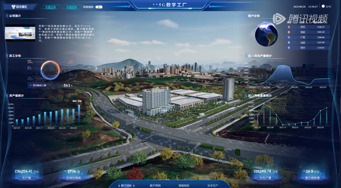 Zhong'an 5G Smart Factory Demo 