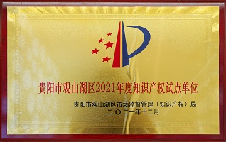 贵阳市观山湖区2021年度知识产权试点单位