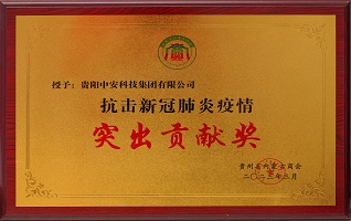 抗击新冠肺炎疫情突出贡献奖 