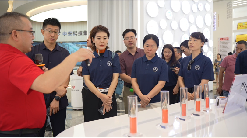 贵阳市政府驻广州(深圳)办事处陪同产业博士团赴中安科技集团参观交流 